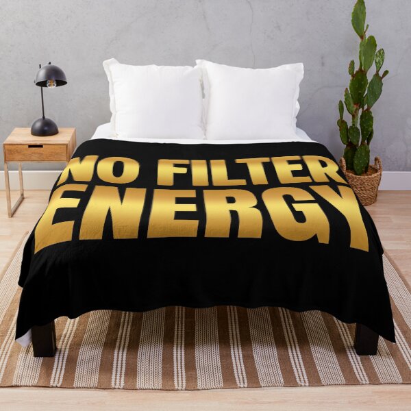 Item preview, No Filter Energy, Golden Bold Memes designed and sold by Memes N Lore .