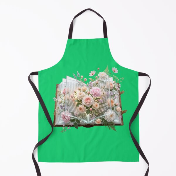 Item preview, Enchanted Storybook with Blooming Pink Roses and Peonies designed and sold by Utopian-Magic.