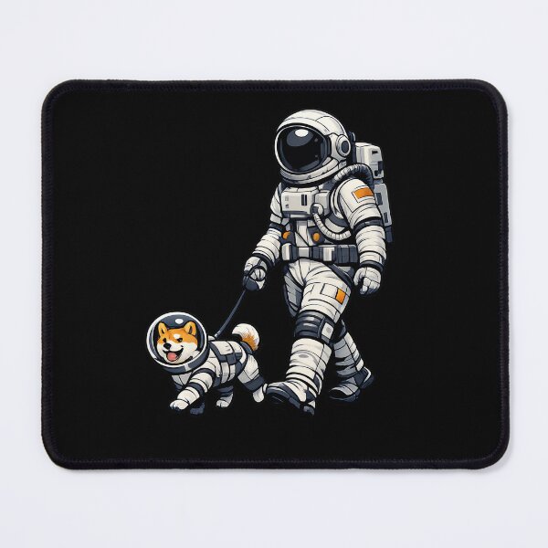 Item preview, Astronaut Walking a Space Dog designed and sold by builtforyou.