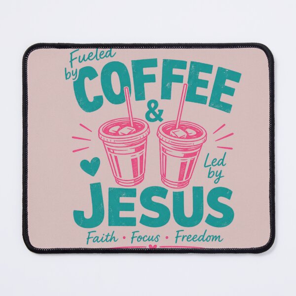 Item preview, Fueled by Coffee and Led by Jesus designed and sold by Vivian Mandehwe.
