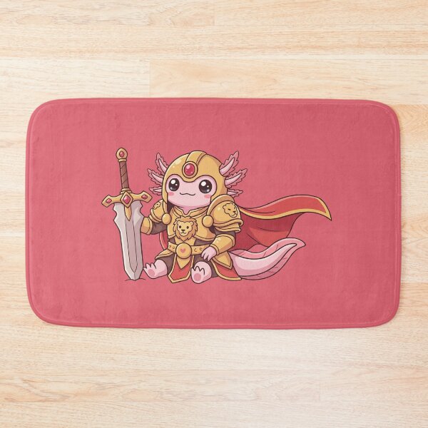 Item preview, Cute Axolotl Knight designed and sold by MarlonOspinaStore.