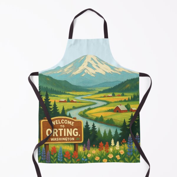 Item preview, Washington Scenic Valley Illustration designed and sold by Wander & Whim Designs.