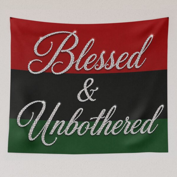 Item preview, Blessed & Unbothered  designed and sold by DesignsByPrnces.