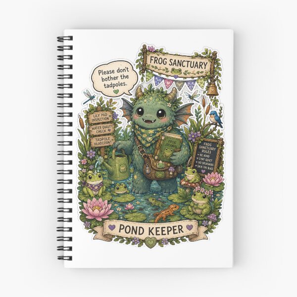 Item preview, Frog Pond Keeper designed and sold by Candlelit Catastrophes.