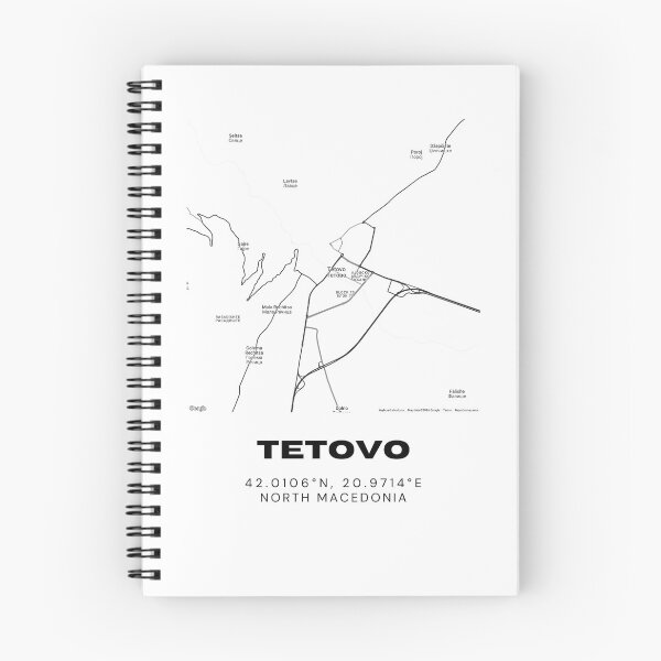 Item preview, Tetovo North Macedonia Minimalist City Map Print designed and sold by RM-Journey.