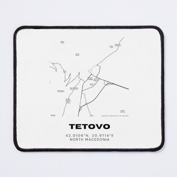Item preview, Tetovo North Macedonia Minimalist City Map Print designed and sold by RM-Journey.