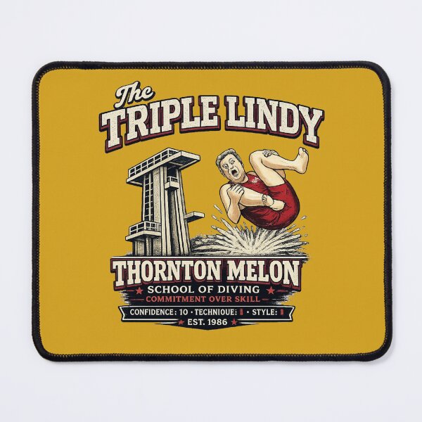 Item preview, The Triple Lindy | Thornton Melon School of Diving Vintage Comedy Shirt designed and sold by GhostDawgs.