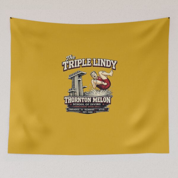 Item preview, The Triple Lindy | Thornton Melon School of Diving Vintage Comedy Shirt designed and sold by GhostDawgs.