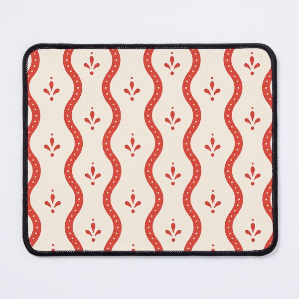 Item preview, Vintage Red Folk Stripe Pattern | Cottagecore Ribbon Design designed and sold by Ioanna-Studio.