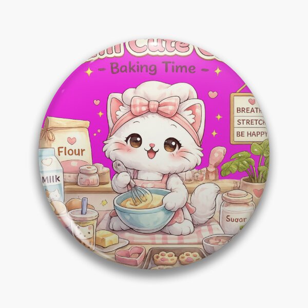 Item preview, Lumi Cute Cat – Baking Time designed and sold by Mochi Studio.