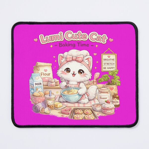 Item preview, Lumi Cute Cat – Baking Time designed and sold by Mochi Studio.