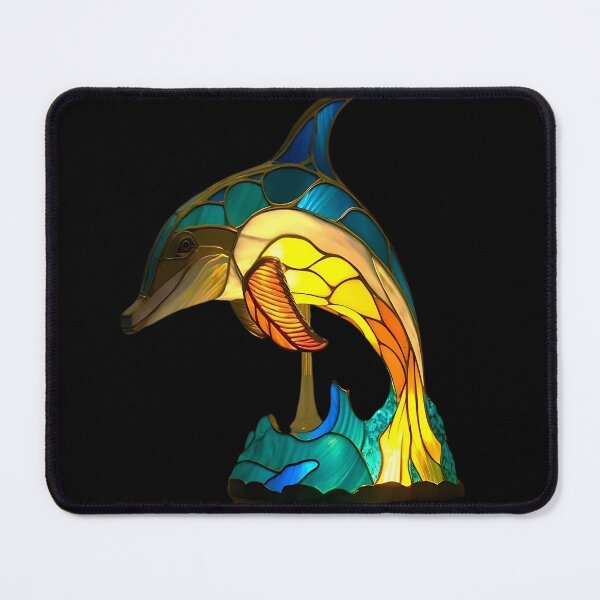 Item preview, Stained Glass Dolphin designed and sold by Johnnies.