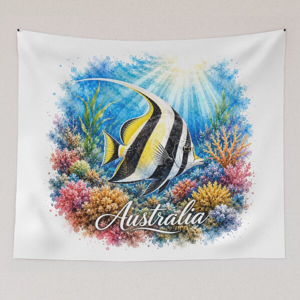 Item preview, Beneath Australia’s Waves – Underwater Wildlife Souvenir Gift designed and sold by Holiday-Hunter.
