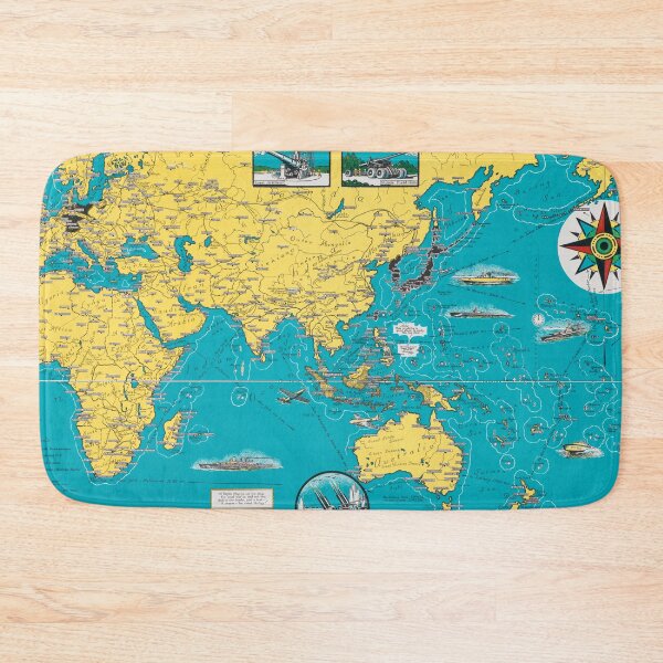 Item preview, THE WORLD MAP designed and sold by POPVIDEOVAULT STORE.