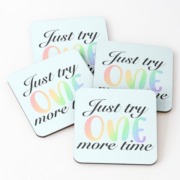 Item preview, Just Try One More Time designed and sold by SavyBDesigns.