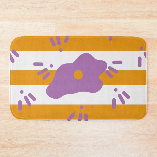 Item preview, HAPPY FLOWERS ORANGE AND PURPLE 4. STRIPES designed and sold by isamartindesign.