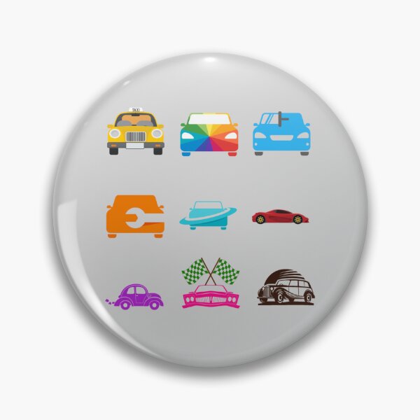 Item preview, 9 Car Sticker Pack | Retro & Modern Automotive Illustration Sticker Set designed and sold by Yasmine Mohammed.