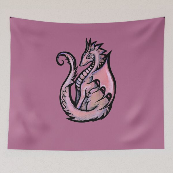 Aperçu de l'œuvre Dragon rose créée et vendue par lacychenault.
