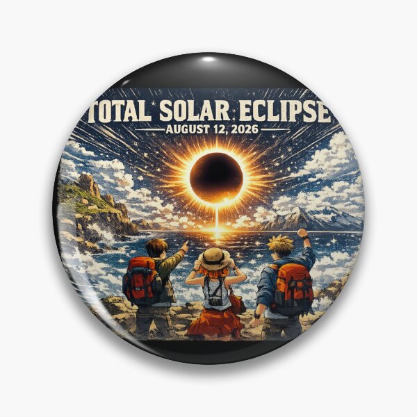 Item preview, Anime Total Solar Eclipse 2026 Spain Iceland Adventure | August 12 Eclipse Chaser designed and sold by HiPatti.