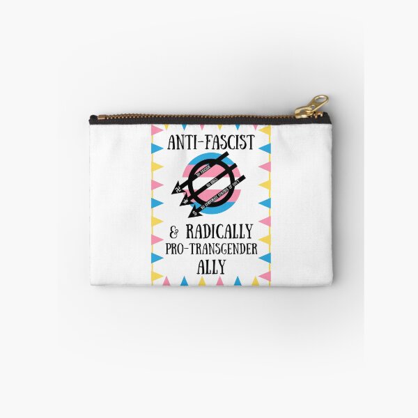 Item preview, Anti-Fascist & Radically Pro-Transgender Ally designed and sold by Catt's Creations.