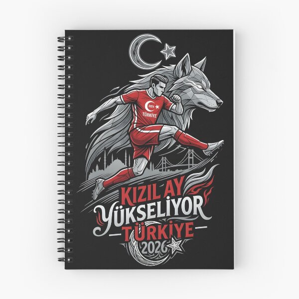 Item preview, Rising Crescent Turkey World Cup 2026 designed and sold by VoidAnimeStudio.