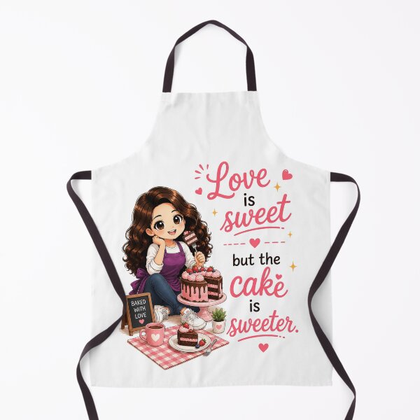 Item preview, Love is Sweet But the Cake is Sweeter designed and sold by thecookiegallery.