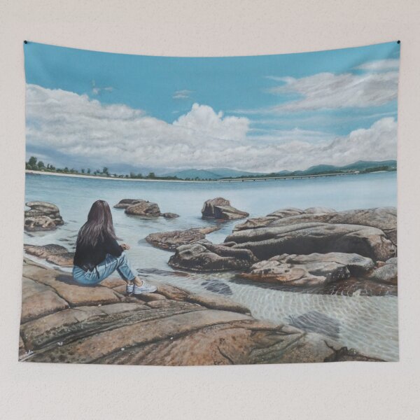 Item preview, Girl in seascape designed and sold by Adrián Hermida.