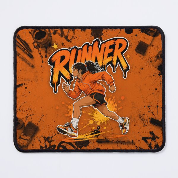Item preview, The Runner: that sporty girl who can do anything. designed and sold by ImagineThisOne.