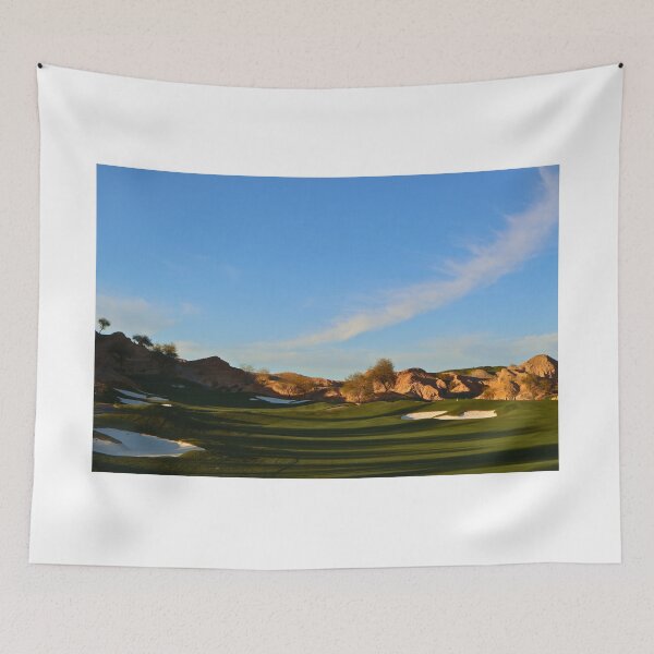 Item preview, Sunlit Desert Golf Course Scenery designed and sold by Phakade's Photos.