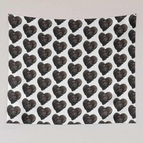 Item preview, Black heart cats designed and sold by Living Green in a Red State .