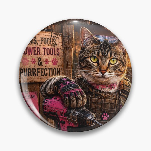 Item preview, Paws, Focus, Power Tools & Purrfection designed and sold by Kimberly Palmer.