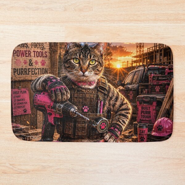 Item preview, Paws, Focus, Power Tools & Purrfection designed and sold by Kimberly Palmer.