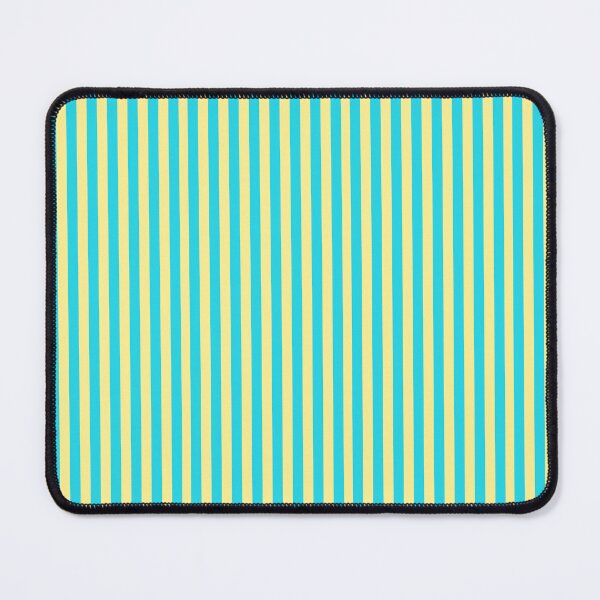 Item preview, Pastel Yellow and Cyan Vertical Stripes | Minimalist Summer Striped Pattern | Cheerful Bright Stripe Design | Aesthetic Pastel Beach Vibes Print | Modern Preppy Vertical Stripes designed and sold by VivaFy.