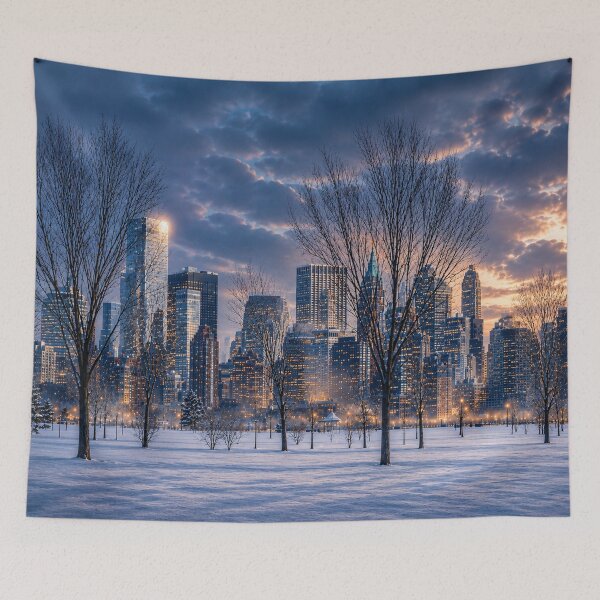 Item preview, Winter Silence — Manhattan Skyline designed and sold by Kimberly Palmer.