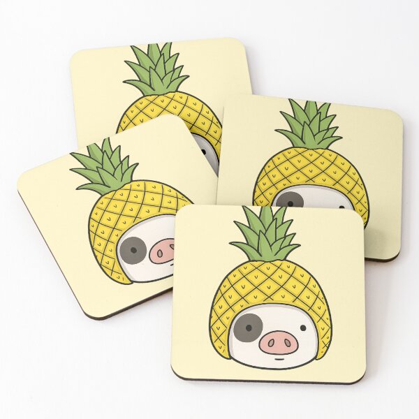 Item preview, Pineapple Pig designed and sold by YeeveDiArt.