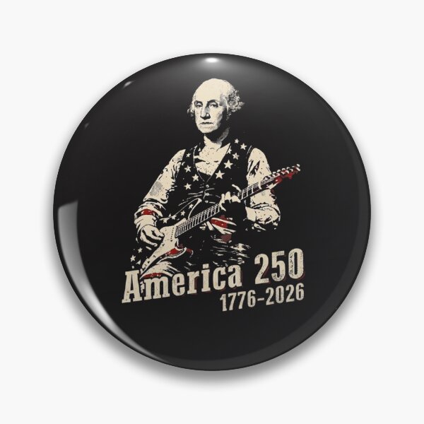 Item preview, George Washington Electric Guitar America 250 Years Semiquincentennial Art T-Shirt designed and sold by TShak Clothing .