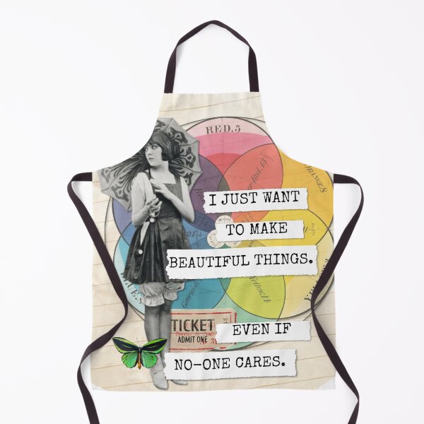 Item preview, Inspirational Collage: "I just want to make beautiful things" designed and sold by SouthPrints.