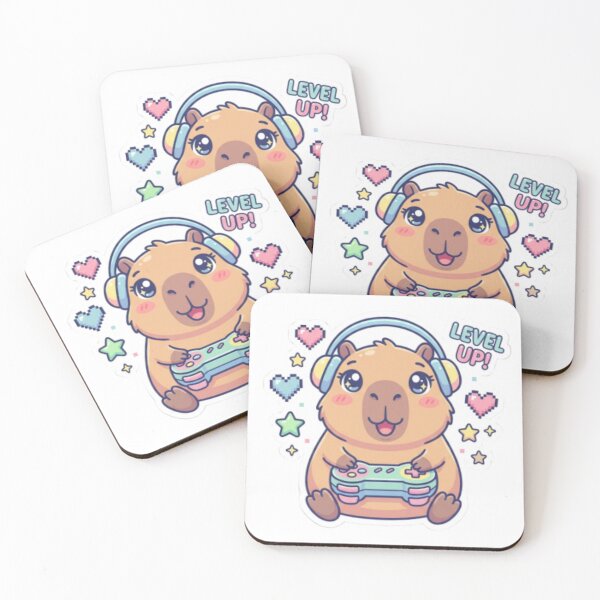Item preview, Cute Gamer Capybara- Funny Gaming Animal Design for Casual and Cozy Gamers designed and sold by CozyDesignsCo.