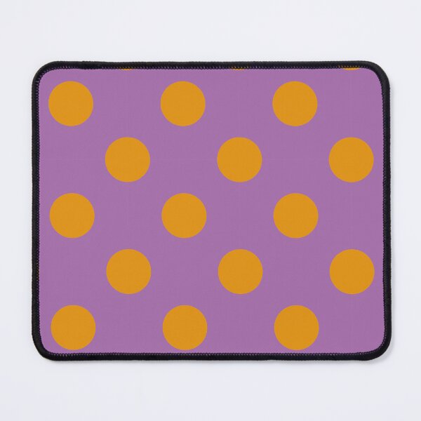Item preview, HAPPY FLOWERS ORANGE AND PURPLE 7. POLKA DOTS designed and sold by isamartindesign.