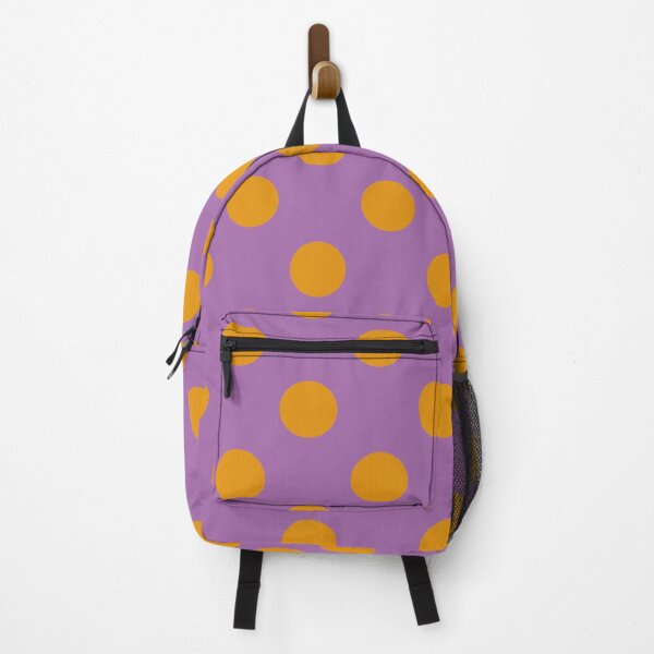 Item preview, HAPPY FLOWERS ORANGE AND PURPLE 7. POLKA DOTS designed and sold by isamartindesign.