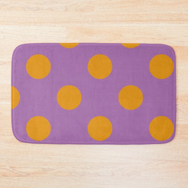 Item preview, HAPPY FLOWERS ORANGE AND PURPLE 7. POLKA DOTS designed and sold by isamartindesign.
