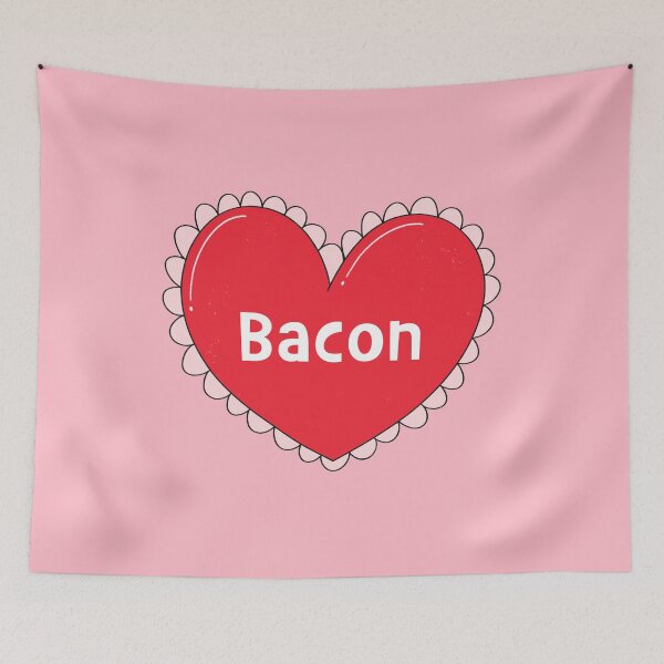 Item preview, My One True Love, Bacon Valentine designed and sold by yellowflowerhut.