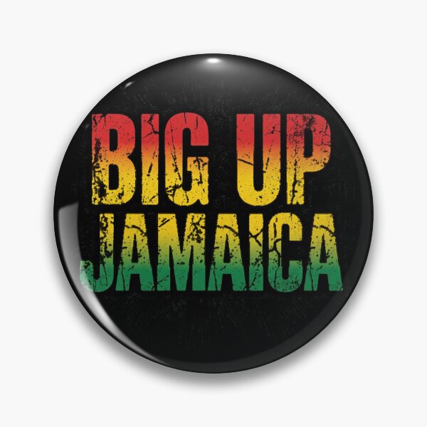 Item preview, Bold Rasta Big Up Jamaica Reggae Quote designed and sold by DuckOddity.