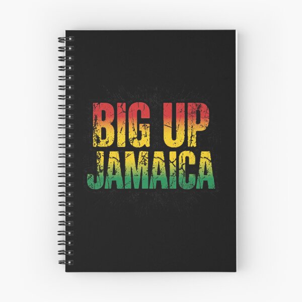 Item preview, Bold Rasta Big Up Jamaica Reggae Quote designed and sold by DuckOddity.