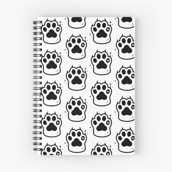Item preview, Rainbow Kawaii Cat Paw Black designed and sold by CuteKats.