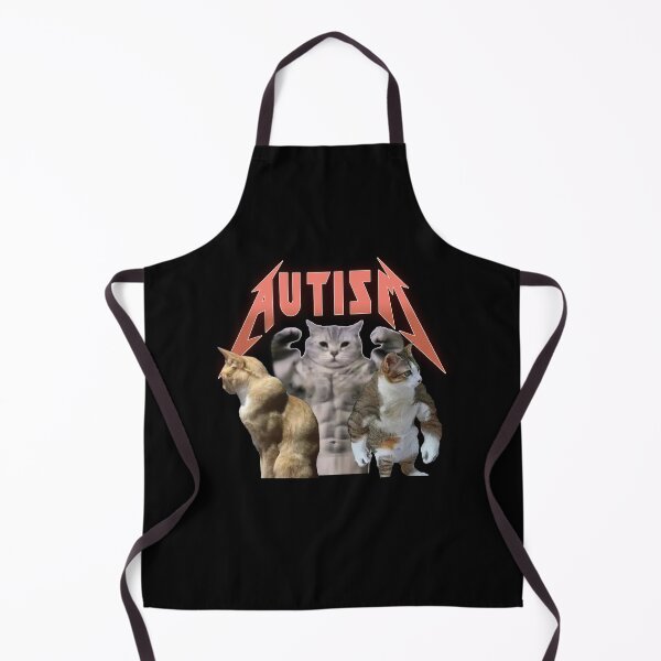 Item preview, Buff Cats Autism Meme designed and sold by Fecal-Fashion.