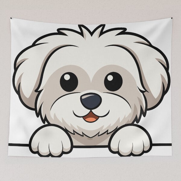 Item preview, Cute Maltese Face designed and sold by Pawsome Picks.