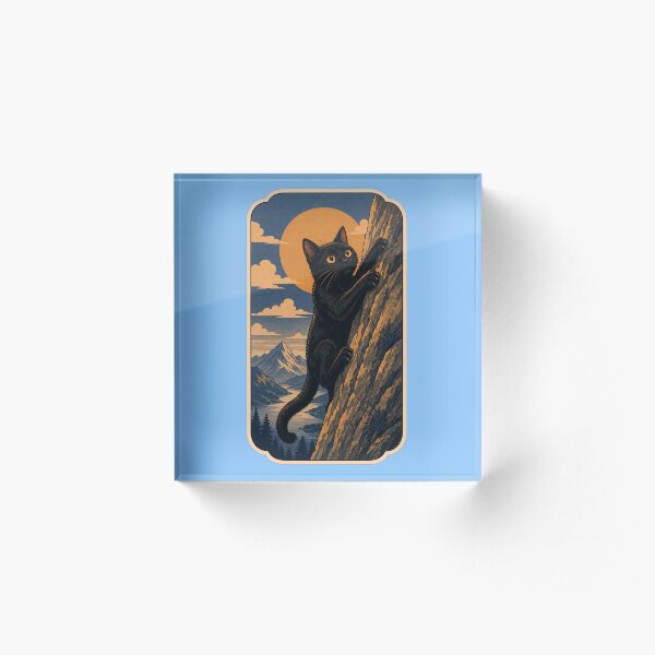 Item preview, Black Cat Holding On designed and sold by logicfun.