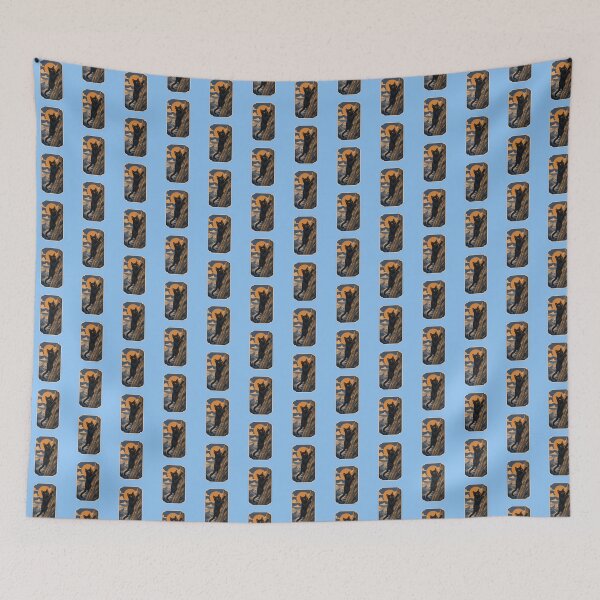 Item preview, Black Cat Holding On designed and sold by logicfun.