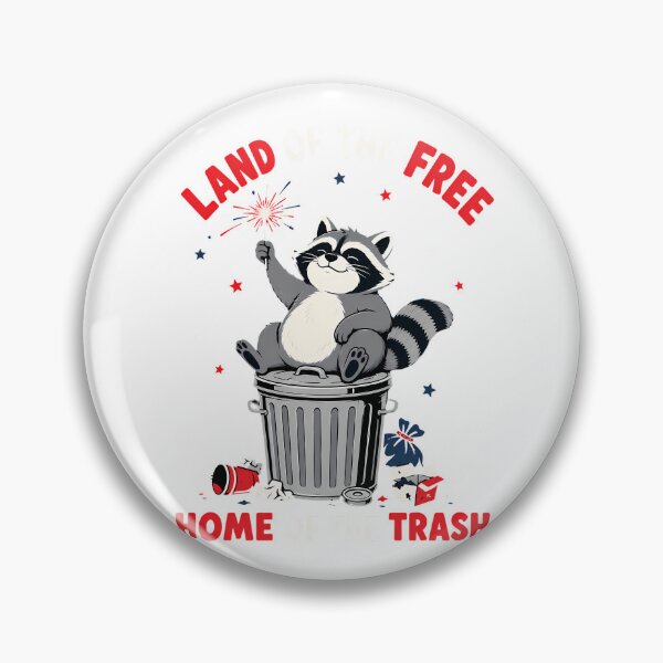 Item preview, Funny Patriotic Trash Panda Land Of The Free Home Of The Trash designed and sold by chattsuede.
